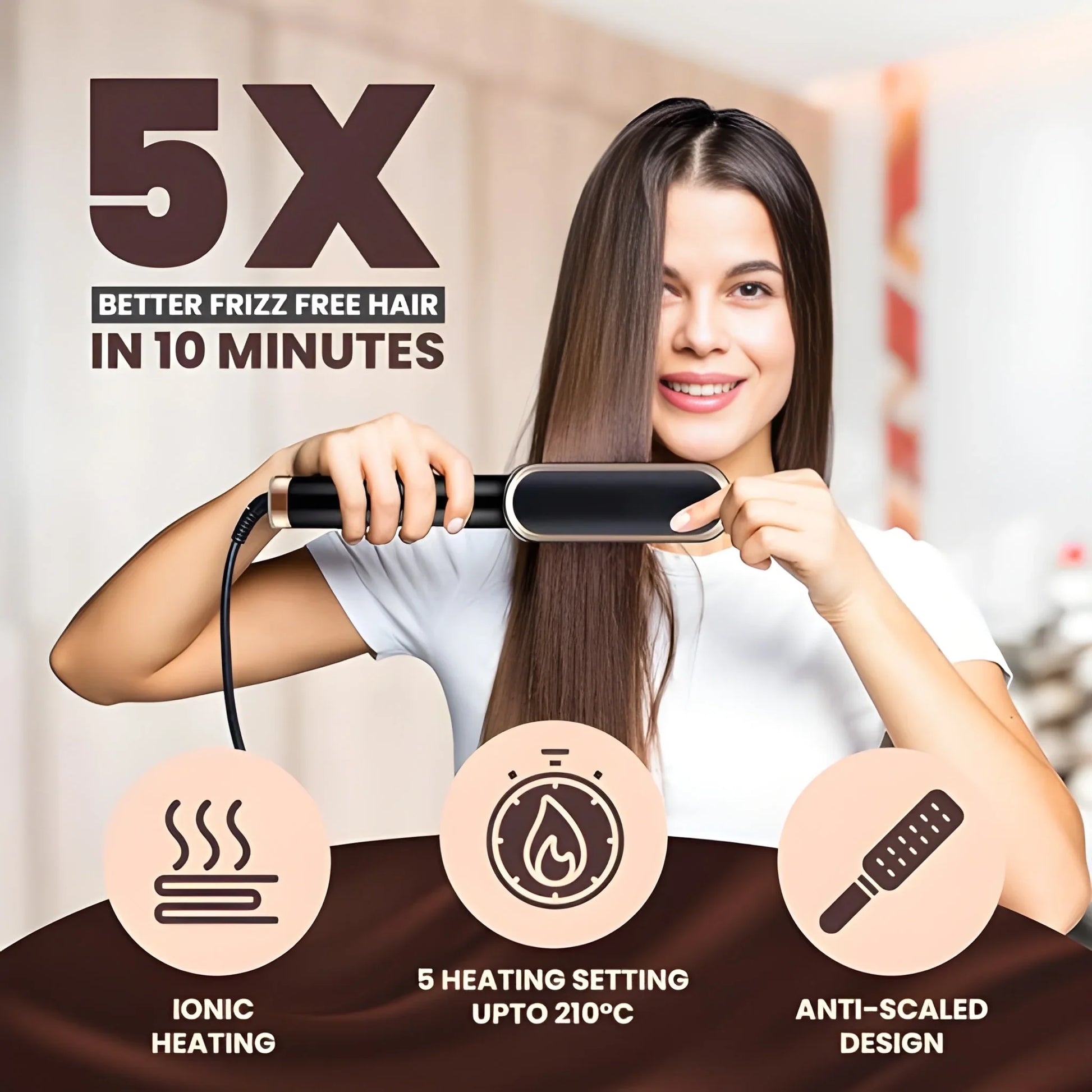 Best hair straightener used while massaging head - health & beauty | 2025 | fast shipping