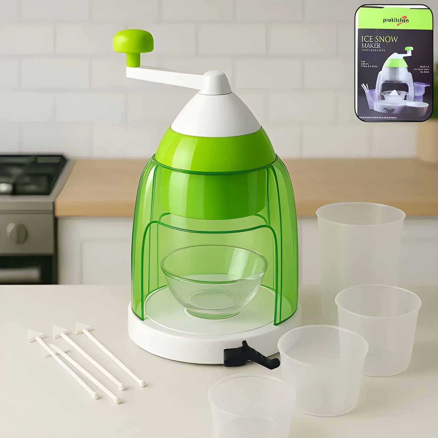 Best hand crank snow cone maker - ice crushers | 2025 | fast shipping