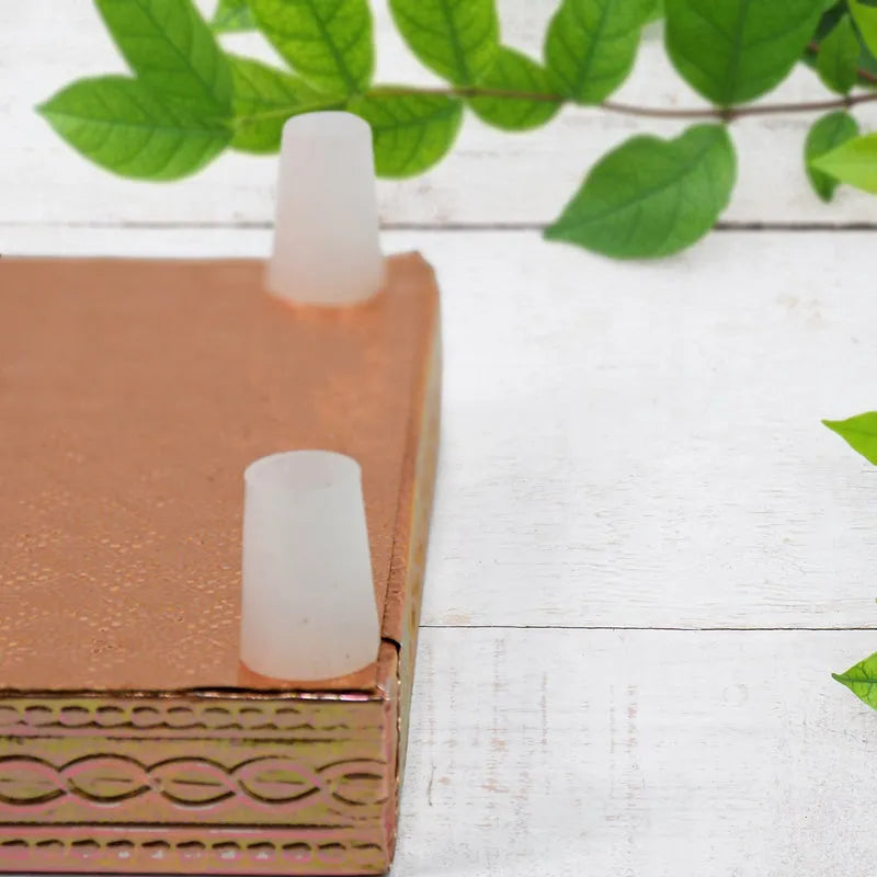 Handicraft Meenakari Wooden Chowki For Puja (1 Pc Set) - Home Decor