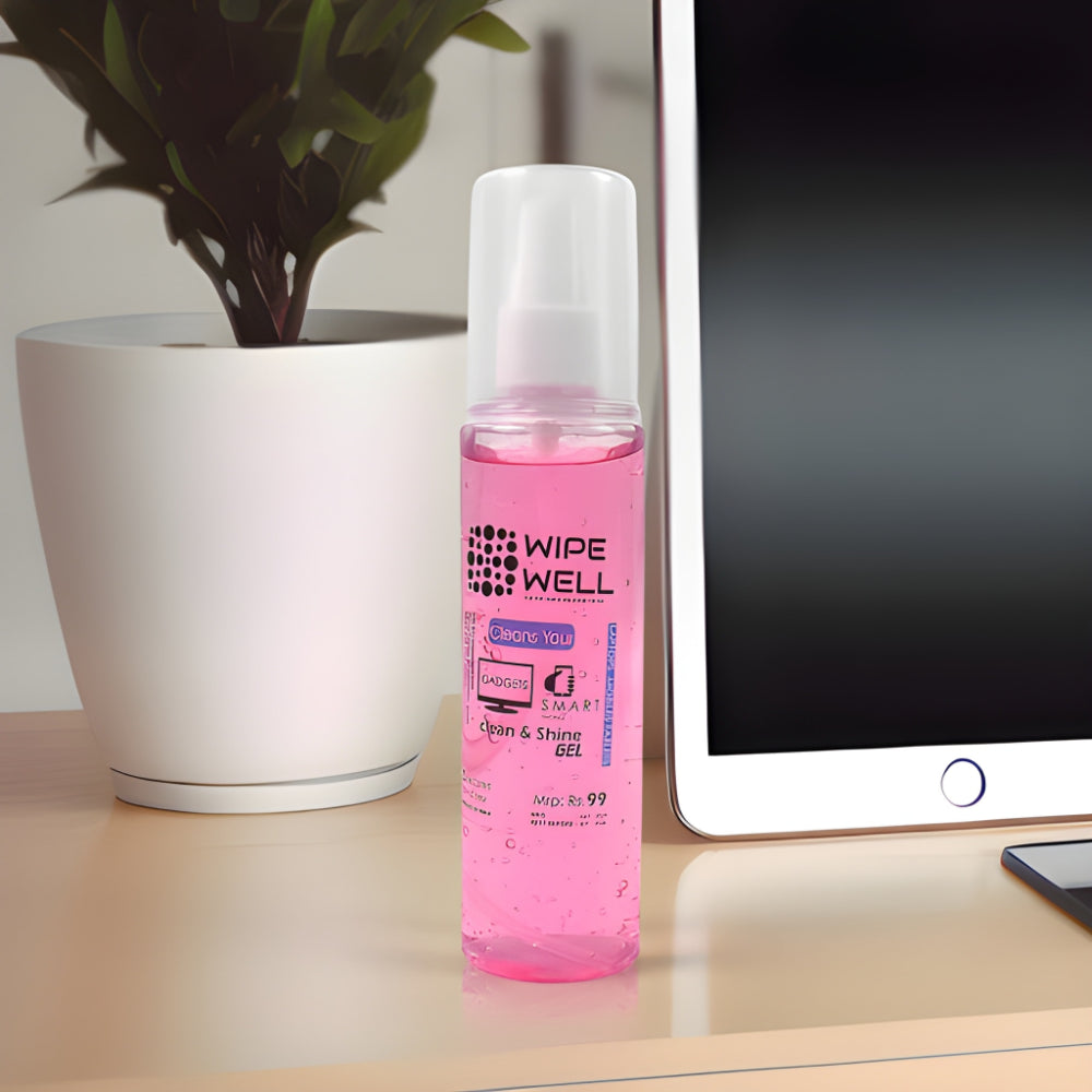 Gadget screen cleaning gel