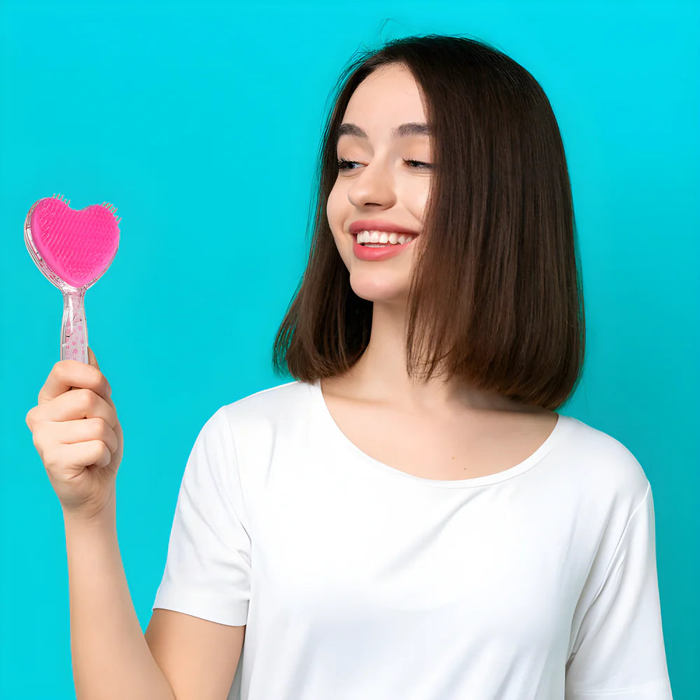 Best heart glitter hair brush - hairbrushes & combs | 2025 | fast shipping