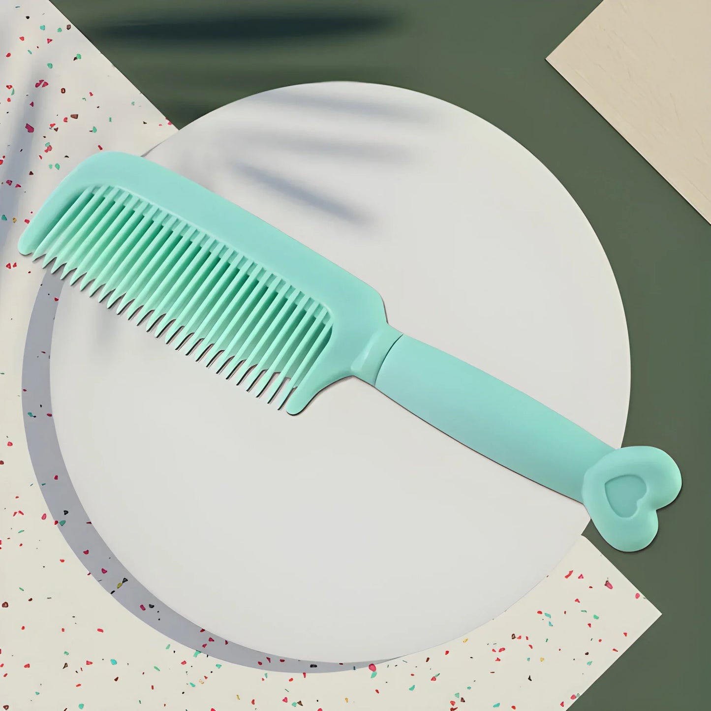 Best heart handle hair comb - combs | 2025 | fast shipping