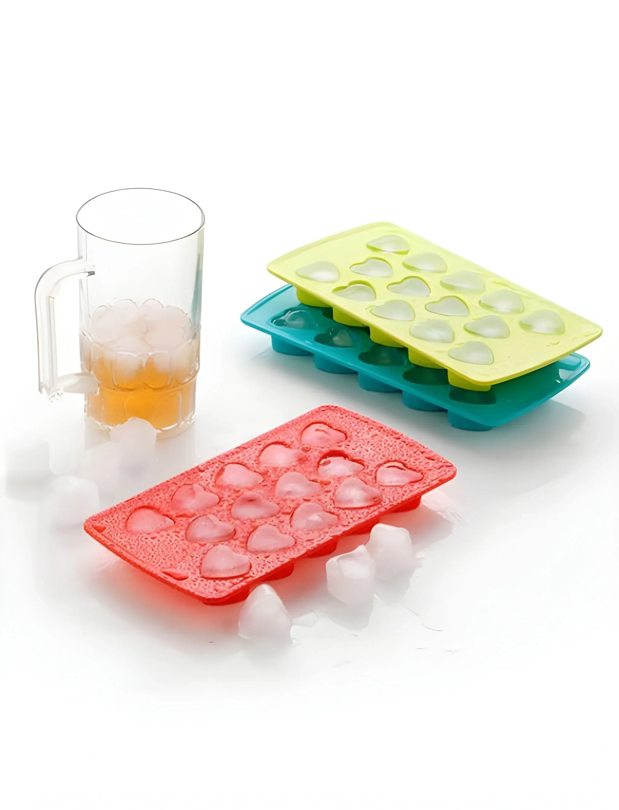 Heart Shape Ice Cube Tray - Home & Kitchen