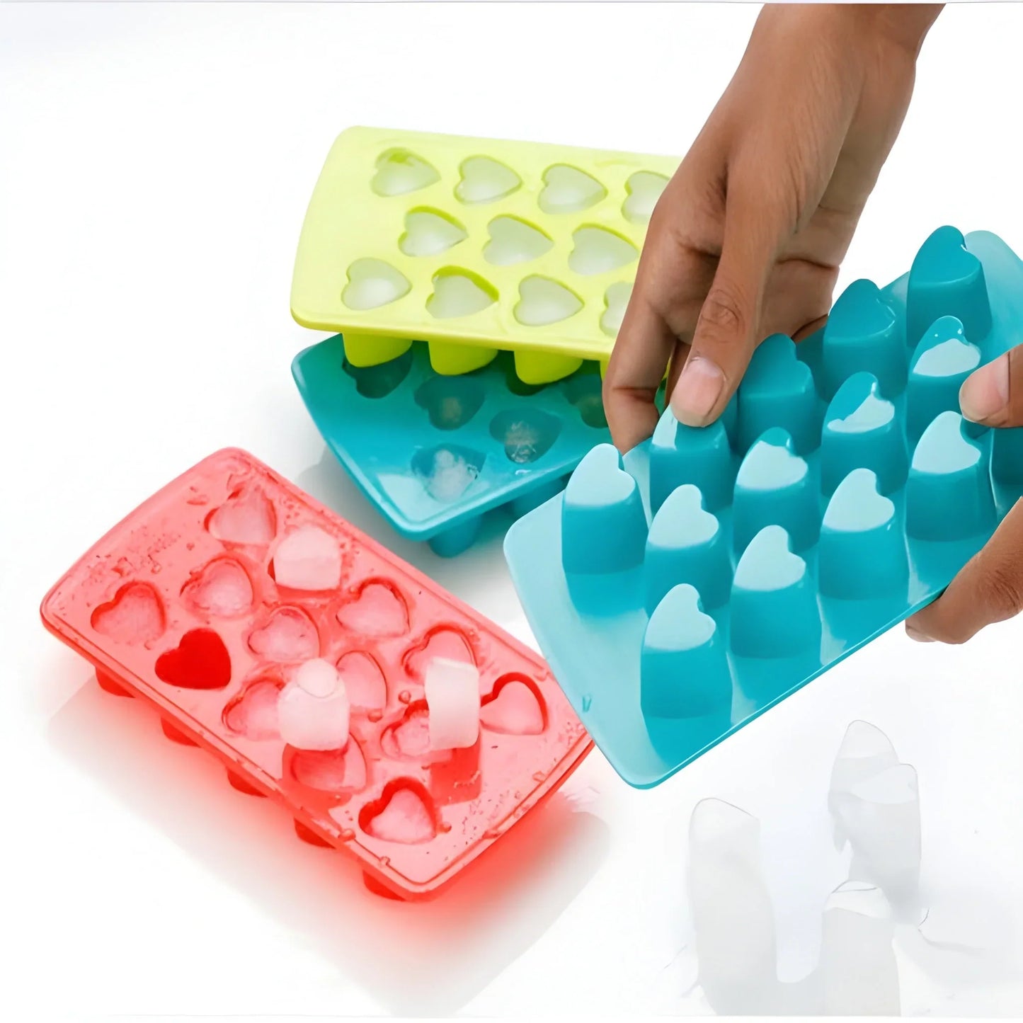 Heart Shape Ice Cube Tray - Home & Kitchen