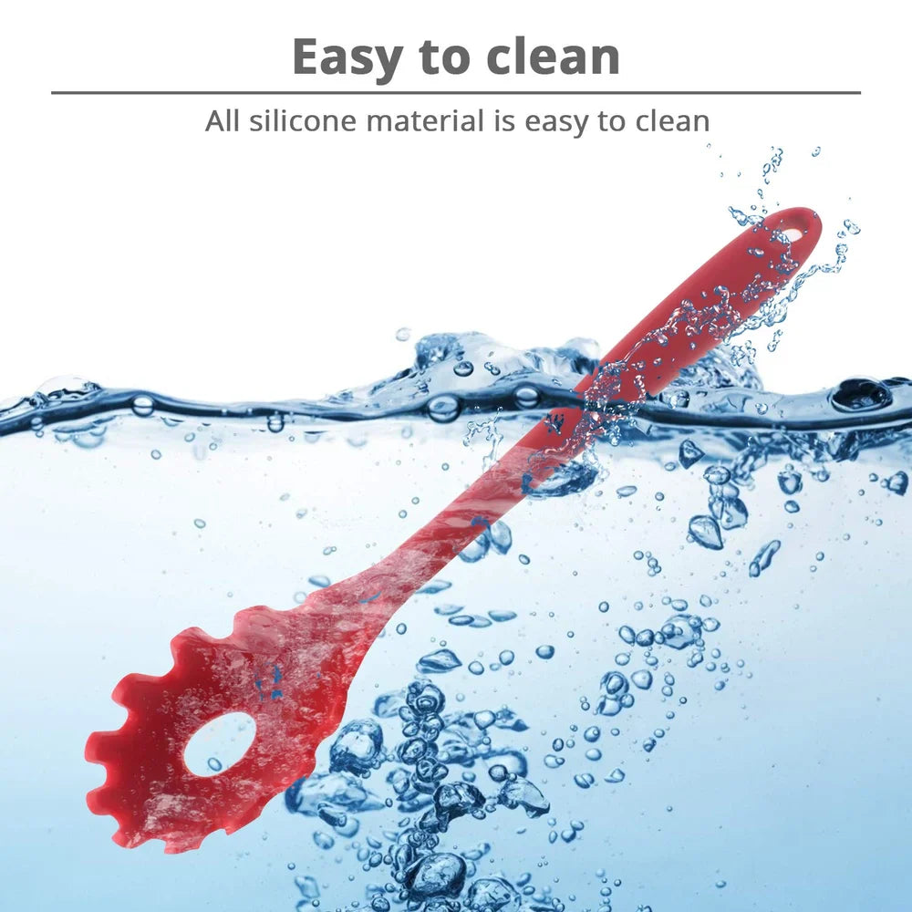 Best heat-resistant silicone pasta fork – 29cm - slotted spoons | 2025 | fast shipping