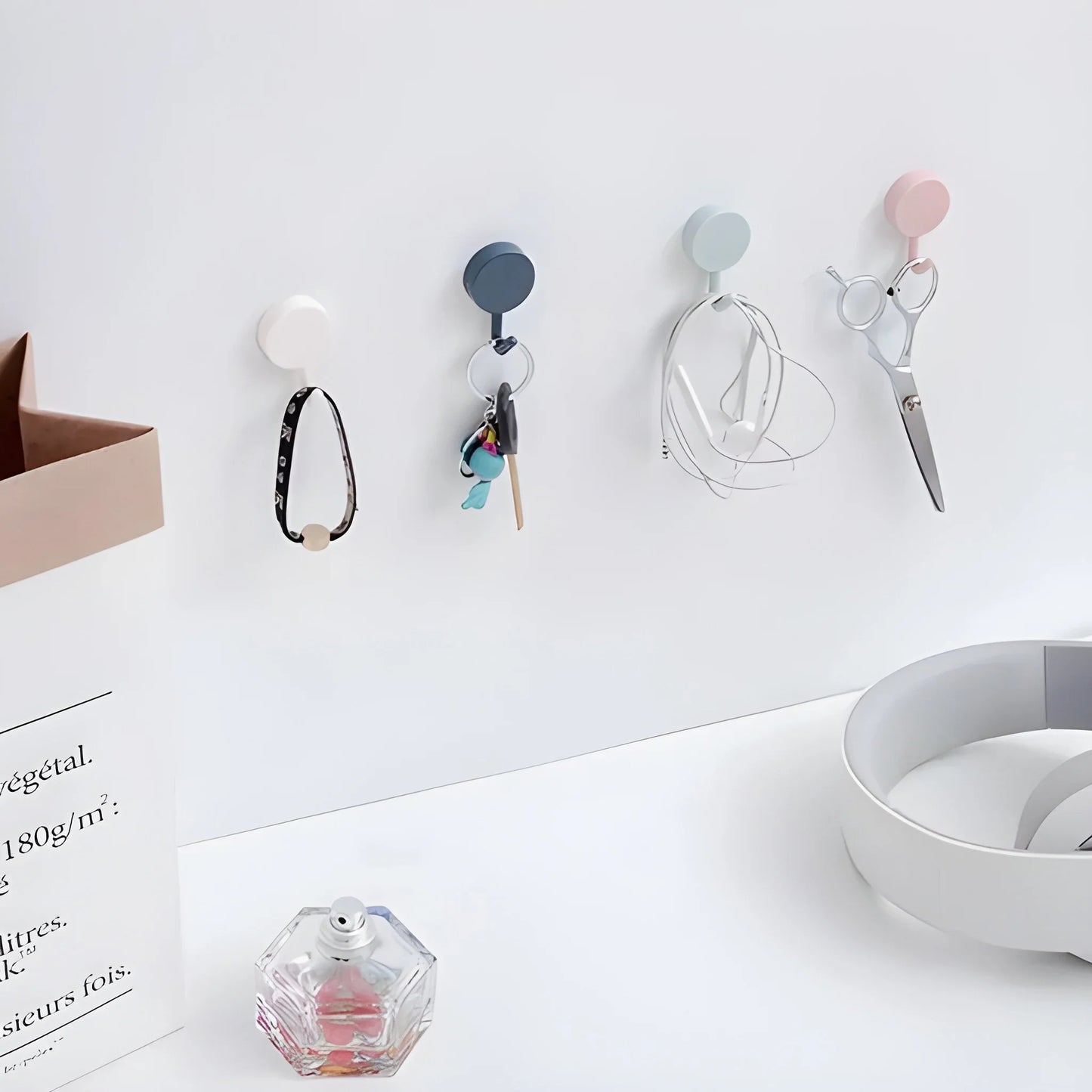 Heavy-Duty Adhesive Hooks - Home Improvement