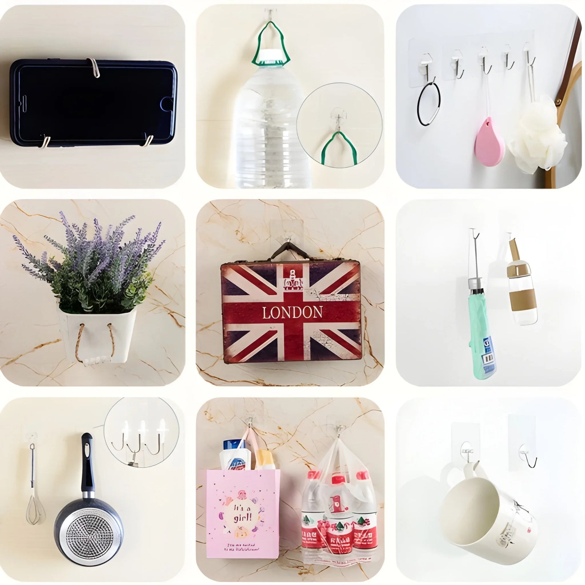 Heavy-Duty Wall Hook - Home Improvement