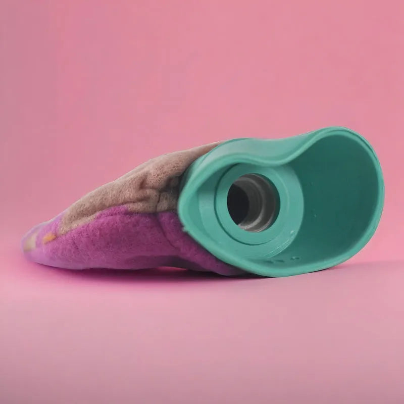 Hot Water Bottle Bag With Cover (1 Pc Mix Design Color 250 Ml Approx) - Health Care