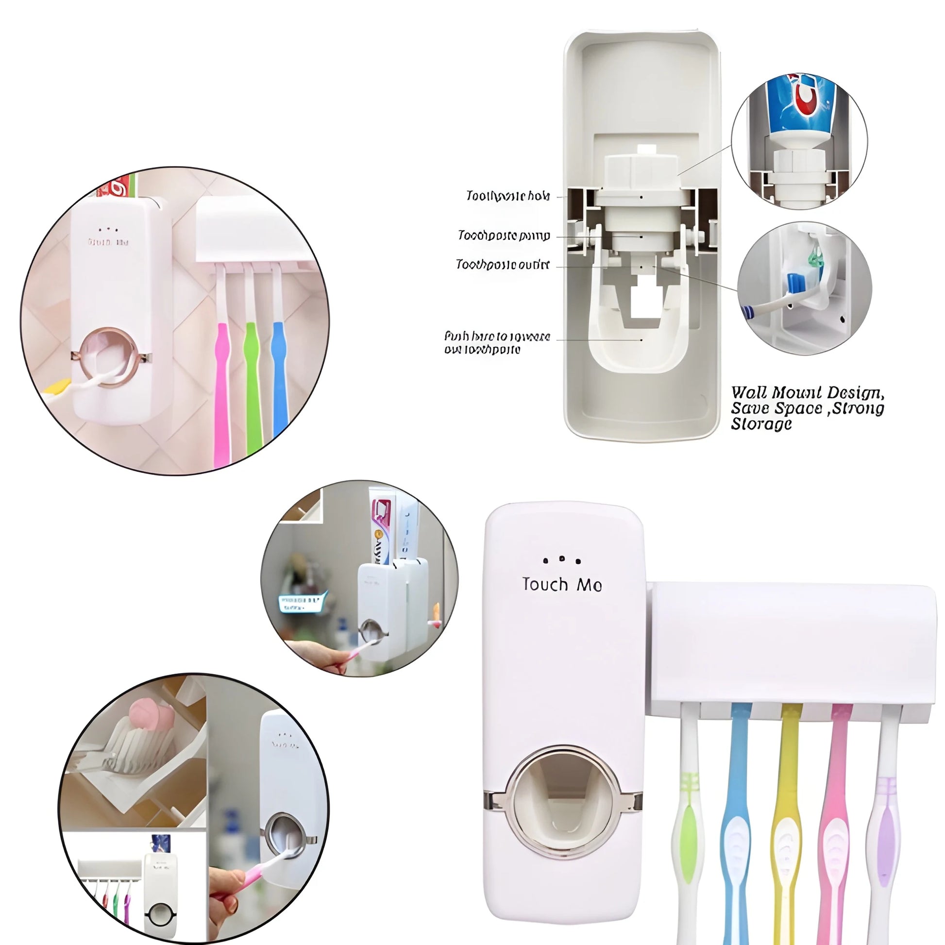 Best automatic touchless toothpaste dispenser - toothbrush holders | 2025 | fast shipping