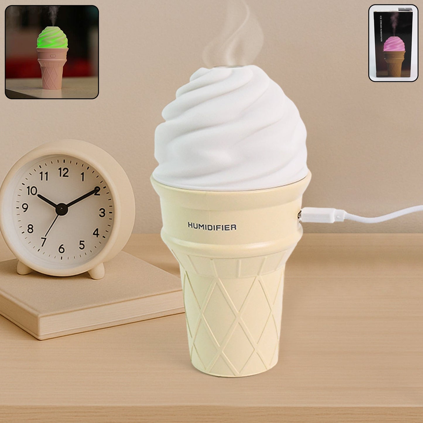 Best ice cream cone shape air freshener humidifier (1pc color) - fresheners | 2025 | fast shipping