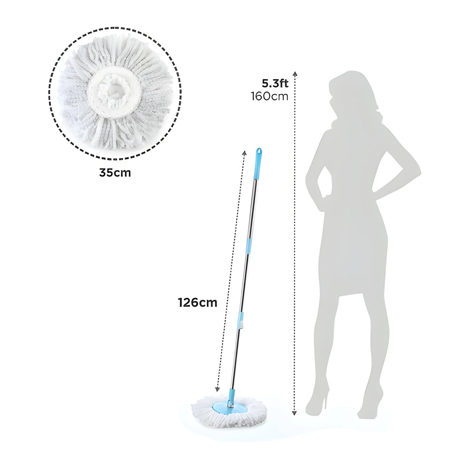 Best 360° spin mop with wheels - mops | 2025 | fast shipping