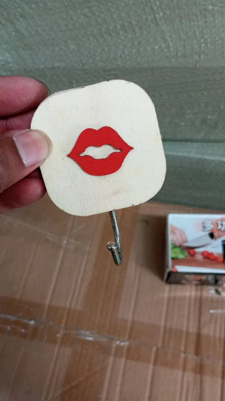 Cute wooden wall hook