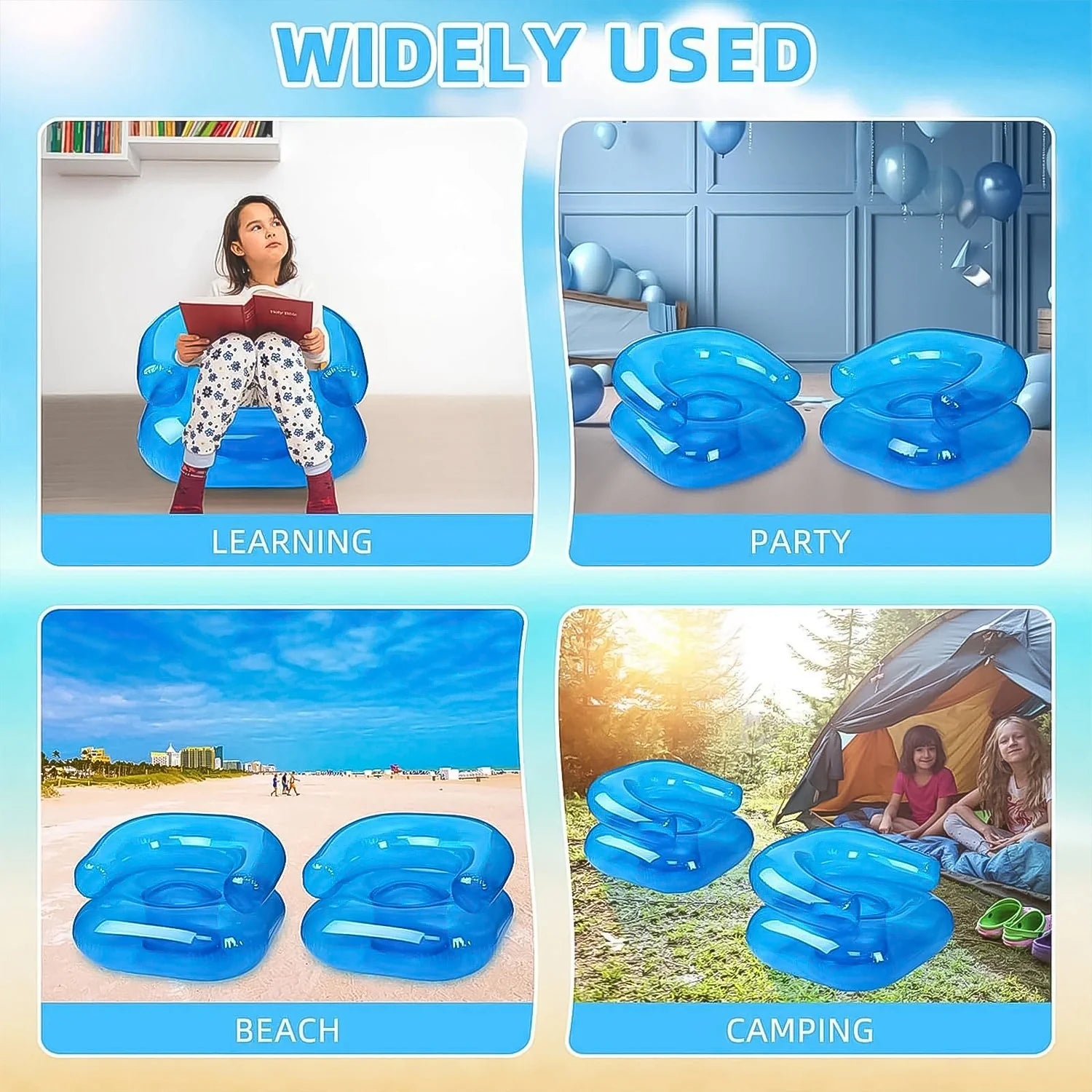 Best inflatable kids sofa chair - bean bag chairs | 2025 | fast shipping
