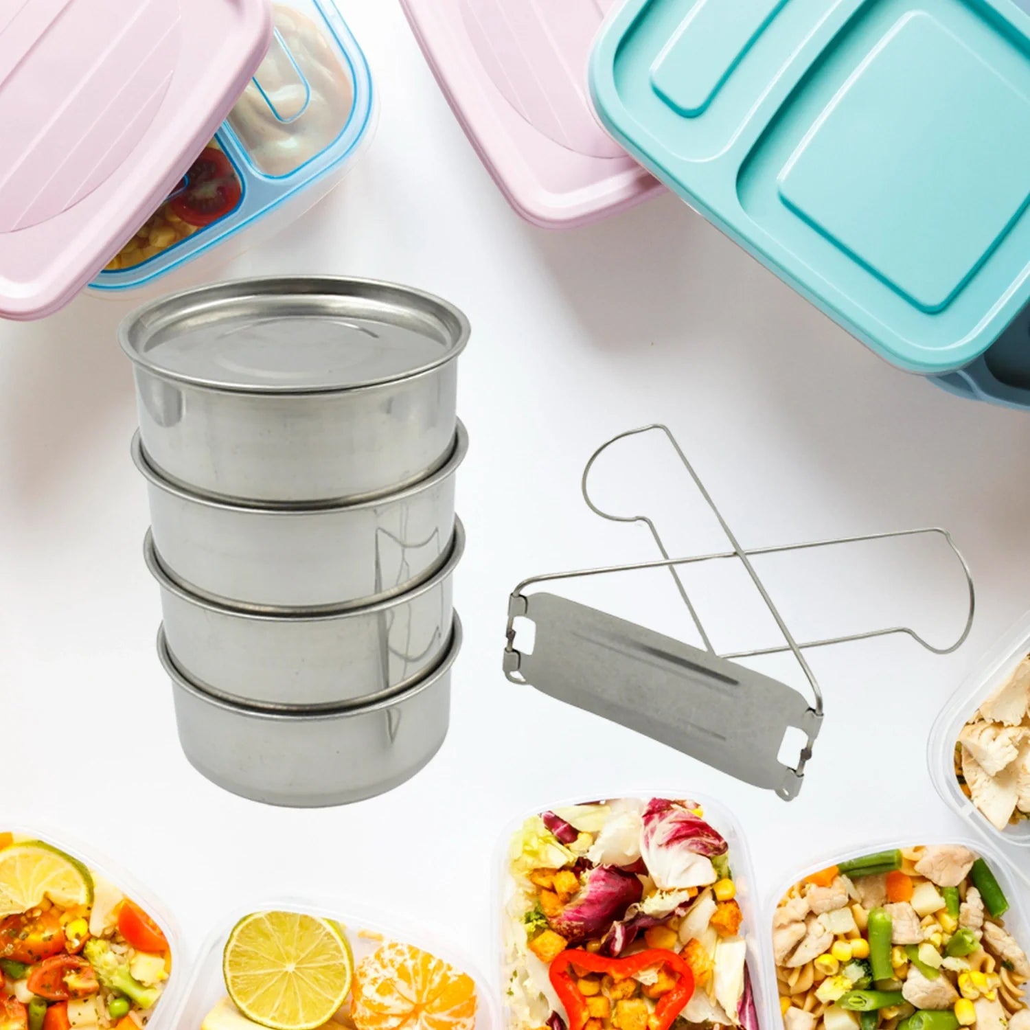 Best insulated 4 compartment stainless steel tiffin box - lunch containers | 2025 | fast shipping