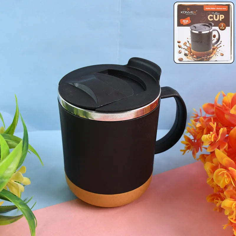 Best insulated coffee mug with lid 450ml - thermoses | 2025 | fast shipping