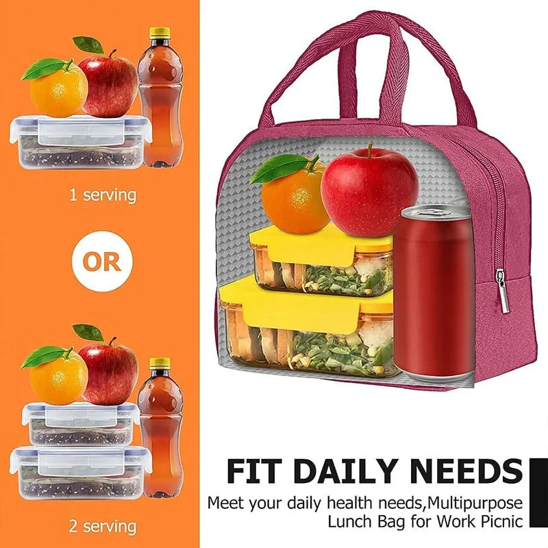 Insulated Lunch Box Bag For Women Men (1 Pc) - Home & Kitchen