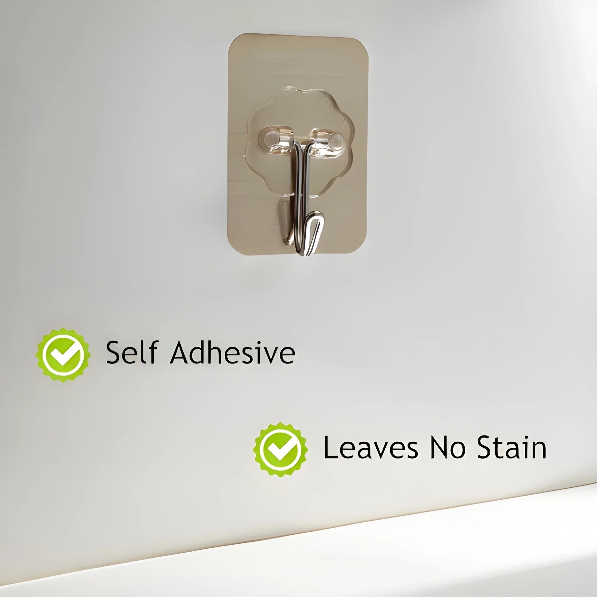 Invisible Adhesive Wall Hooks - Home Improvement