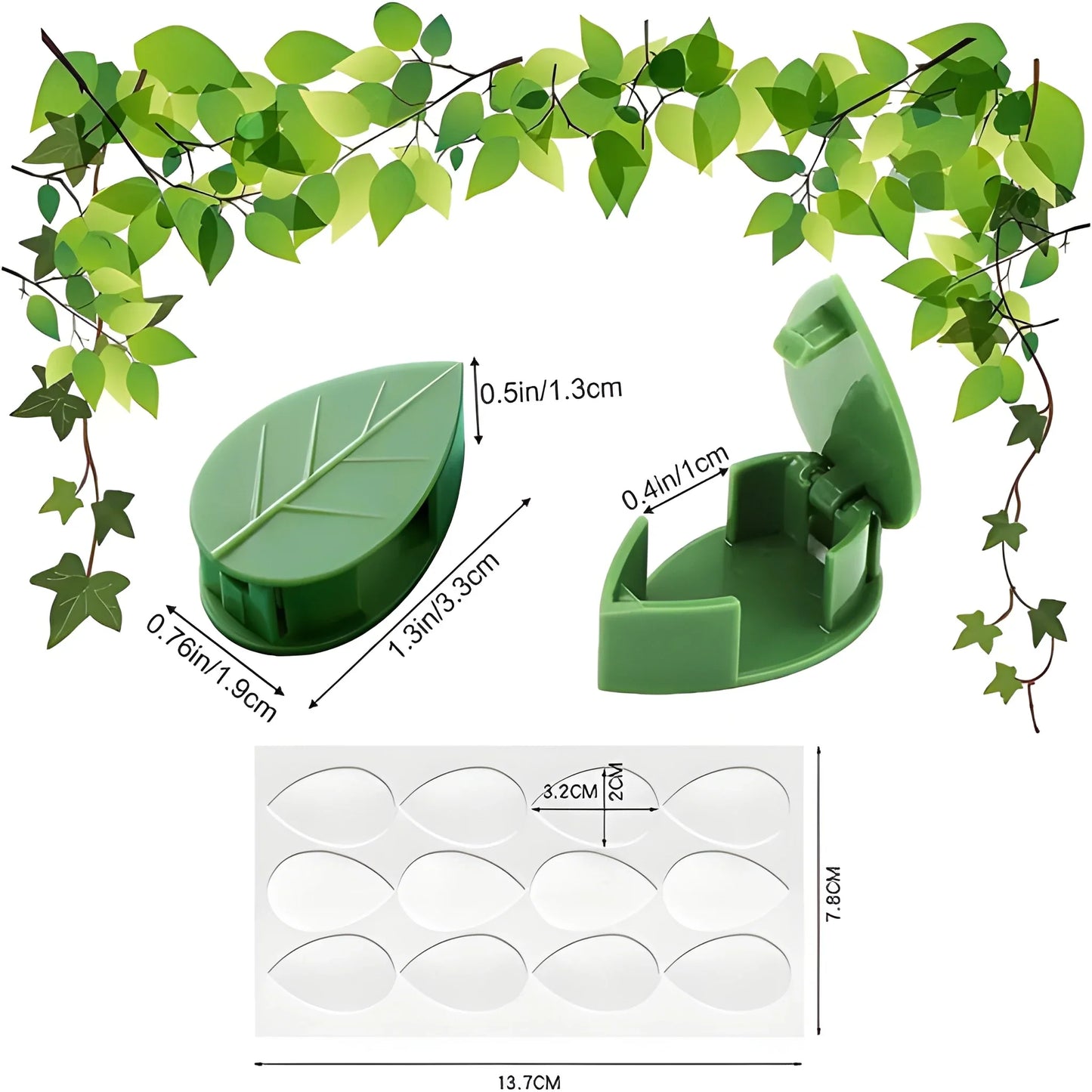 Invisible Plant Support Clips - Garden & Outdoors