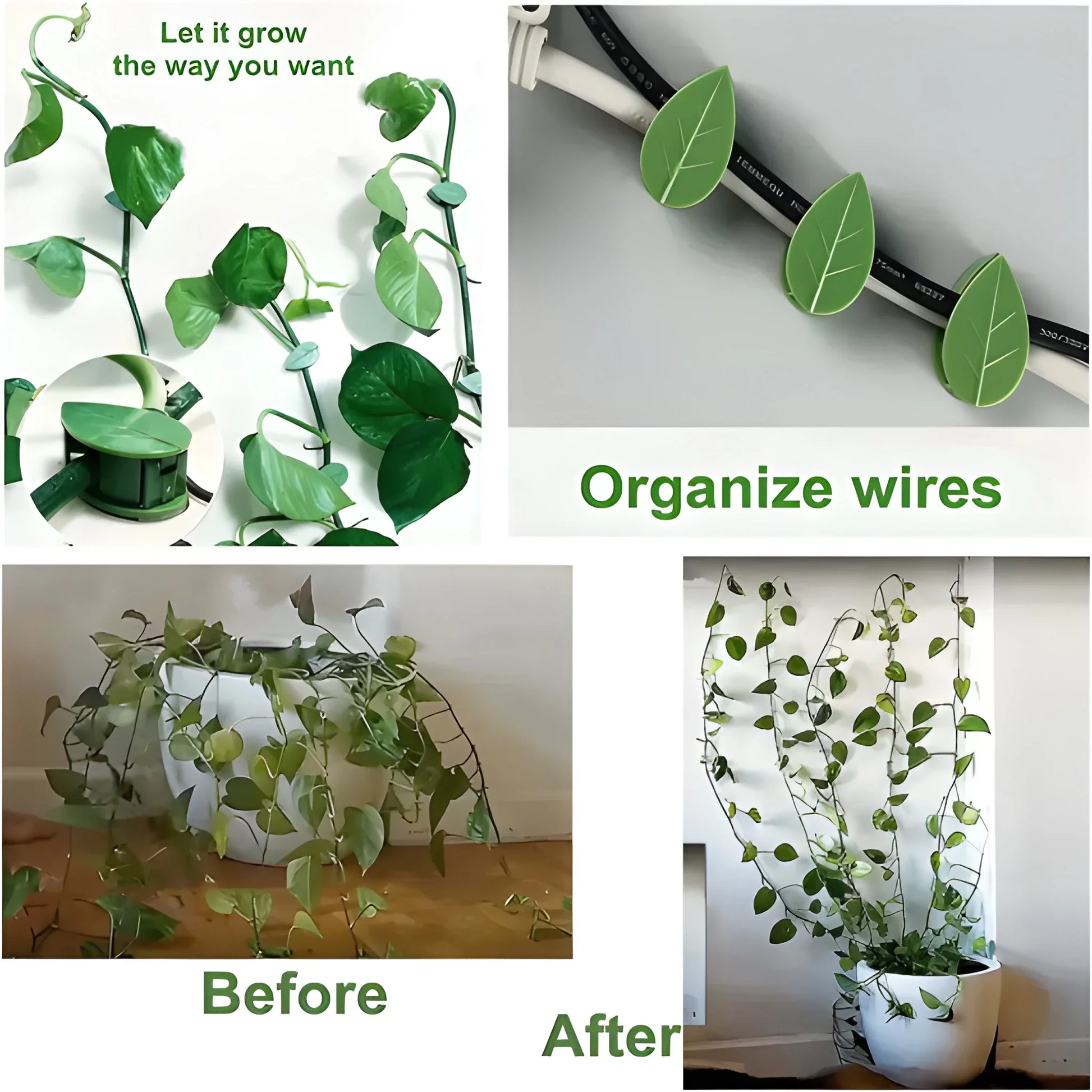 Invisible Plant Support Clips - Garden & Outdoors