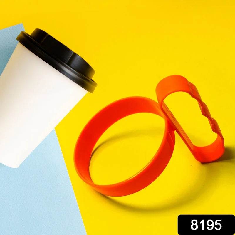 Plastic travel cup handle