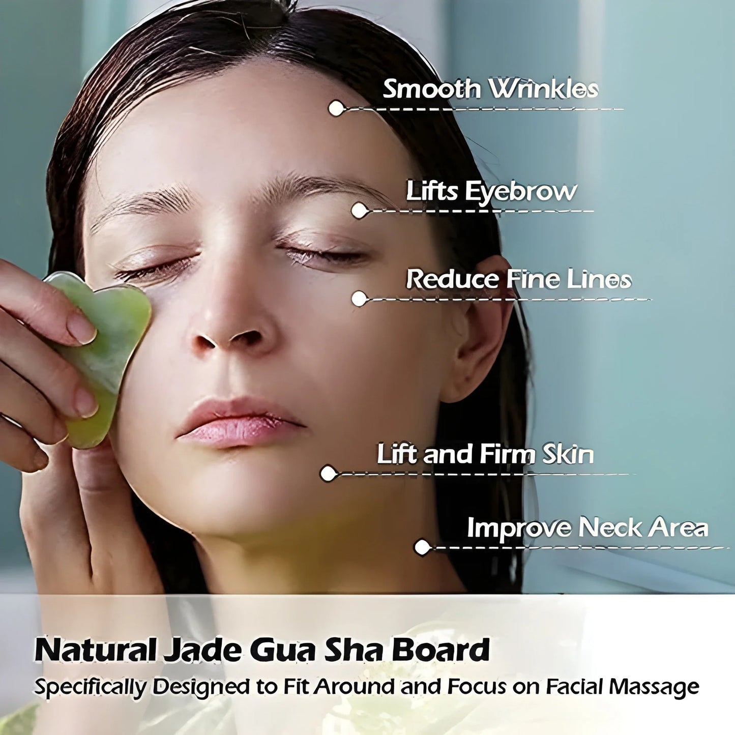Jade Roller & Gua Sha Set - Health Personal Care