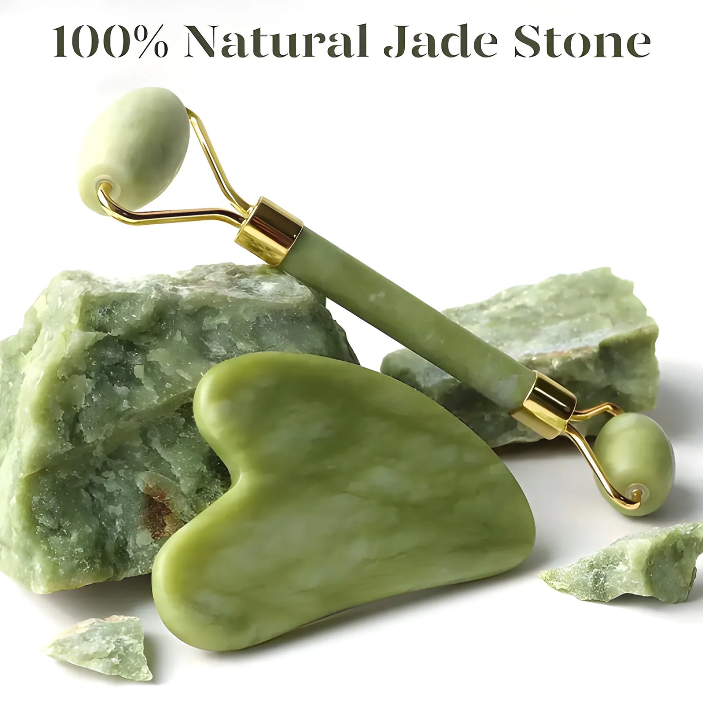 Jade Roller & Gua Sha Set - Health Personal Care