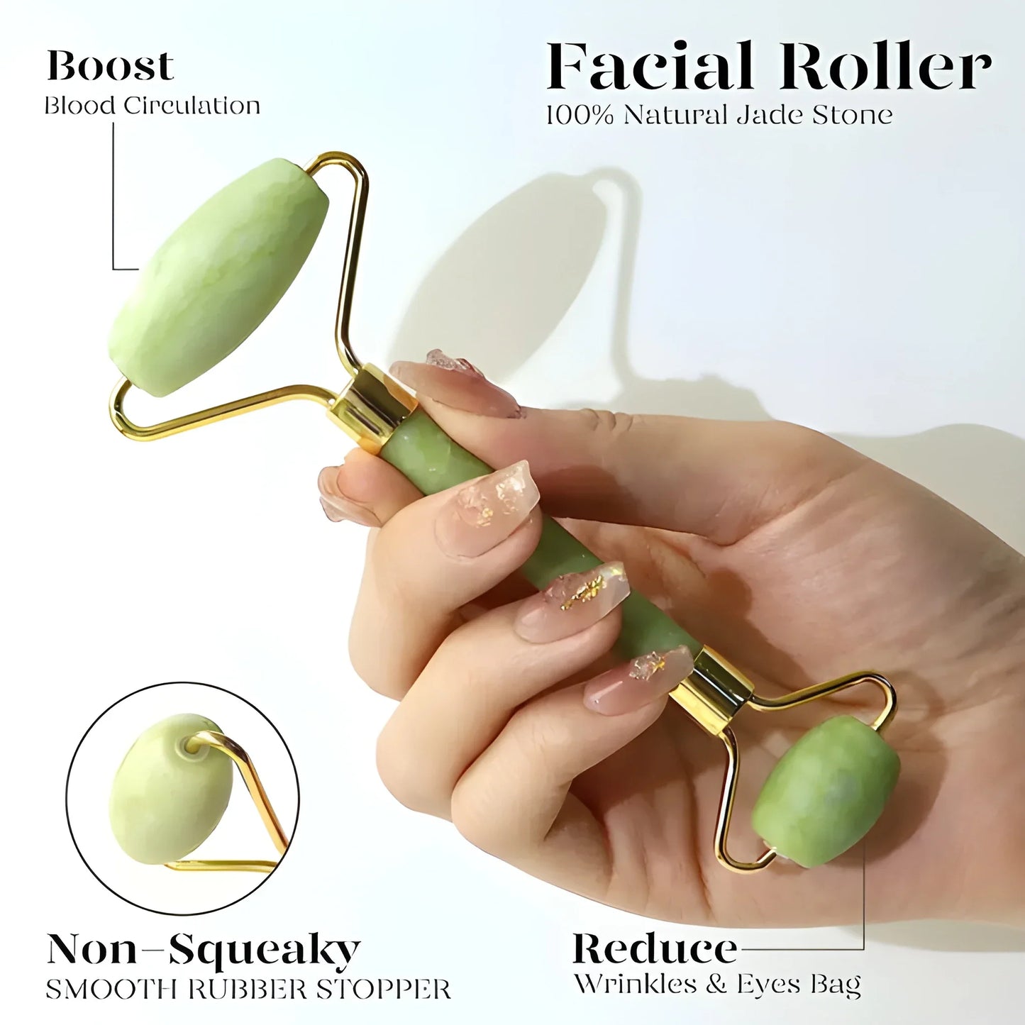 Jade Roller & Gua Sha Set - Health Personal Care