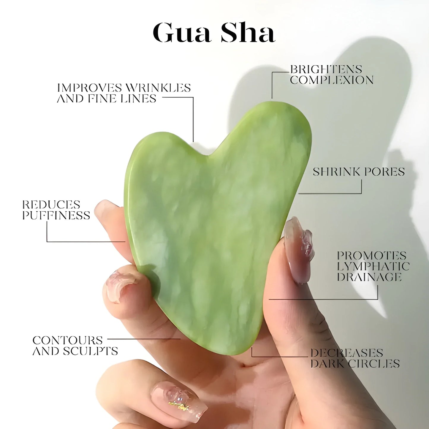 Jade Roller & Gua Sha Set - Health Personal Care