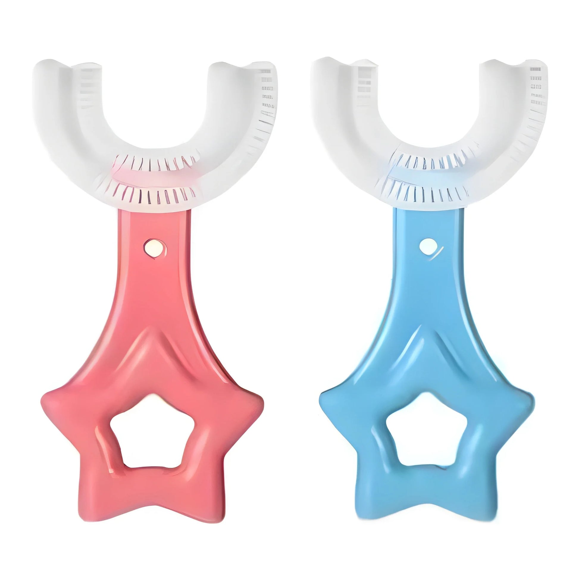 Baby Bear U-shaped Silicone Brush Head Toothbrush - Health & Personal Care