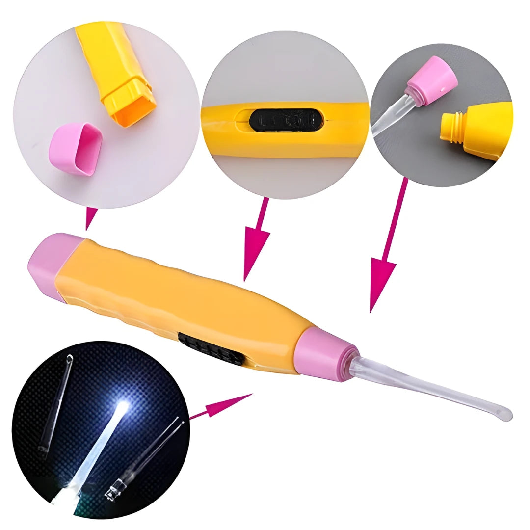 LED Ear Cleaner Kit with Light - Health & Personal Care
