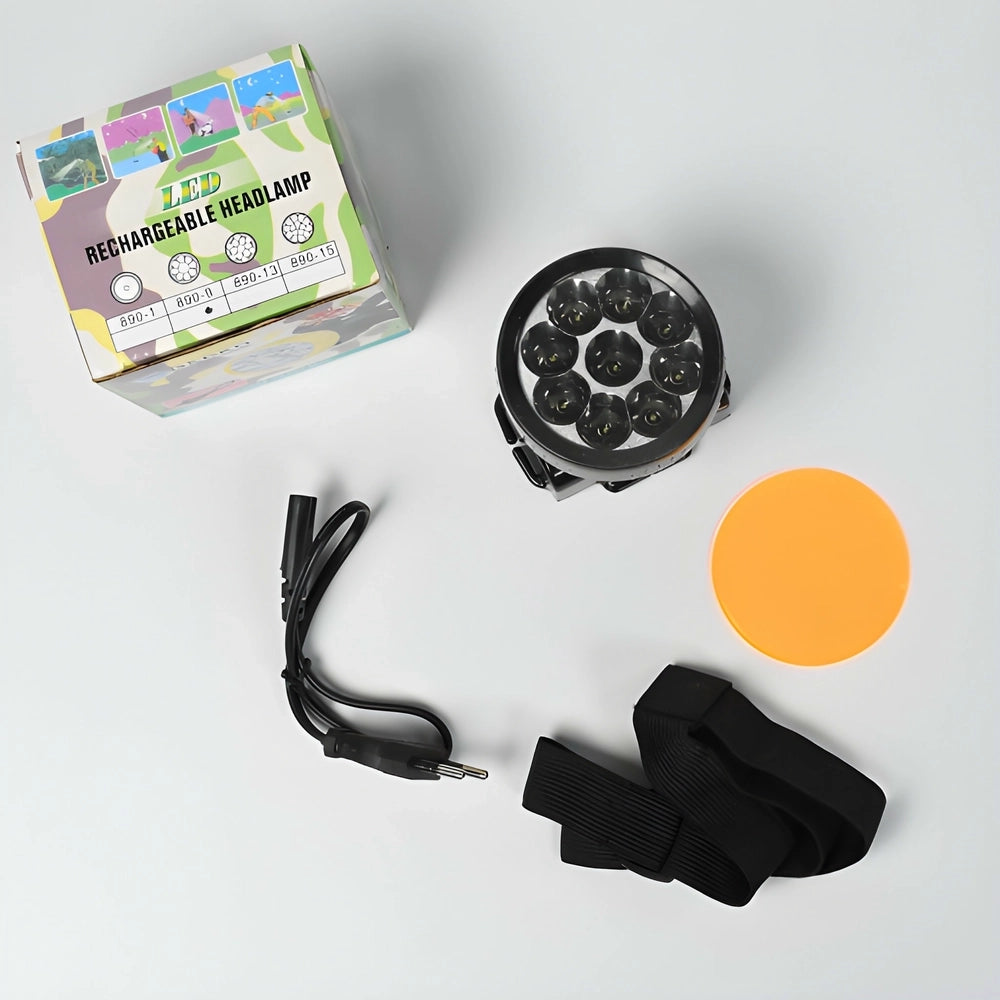 Best rechargeable 9-led headlamp - led lights | 2025 | fast shipping