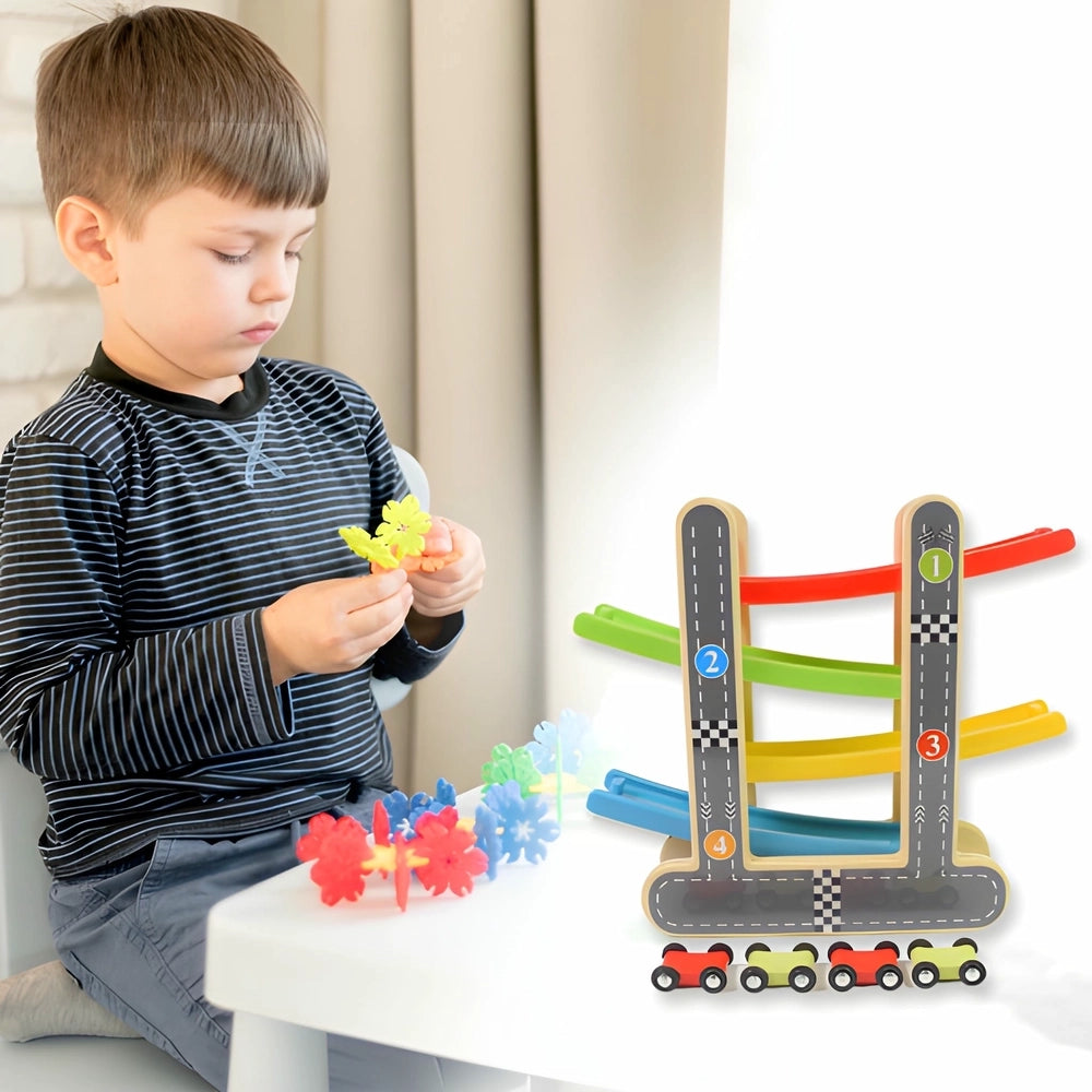 Best wooden click-clack car racer - toy race & track sets | 2025 | fast shipping