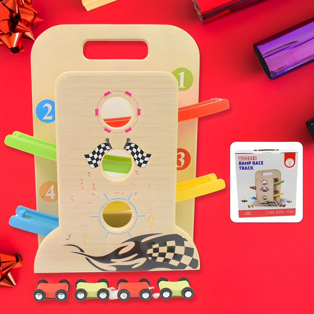 Best wooden click-clack car racer - toy race & track sets | 2025 | fast shipping