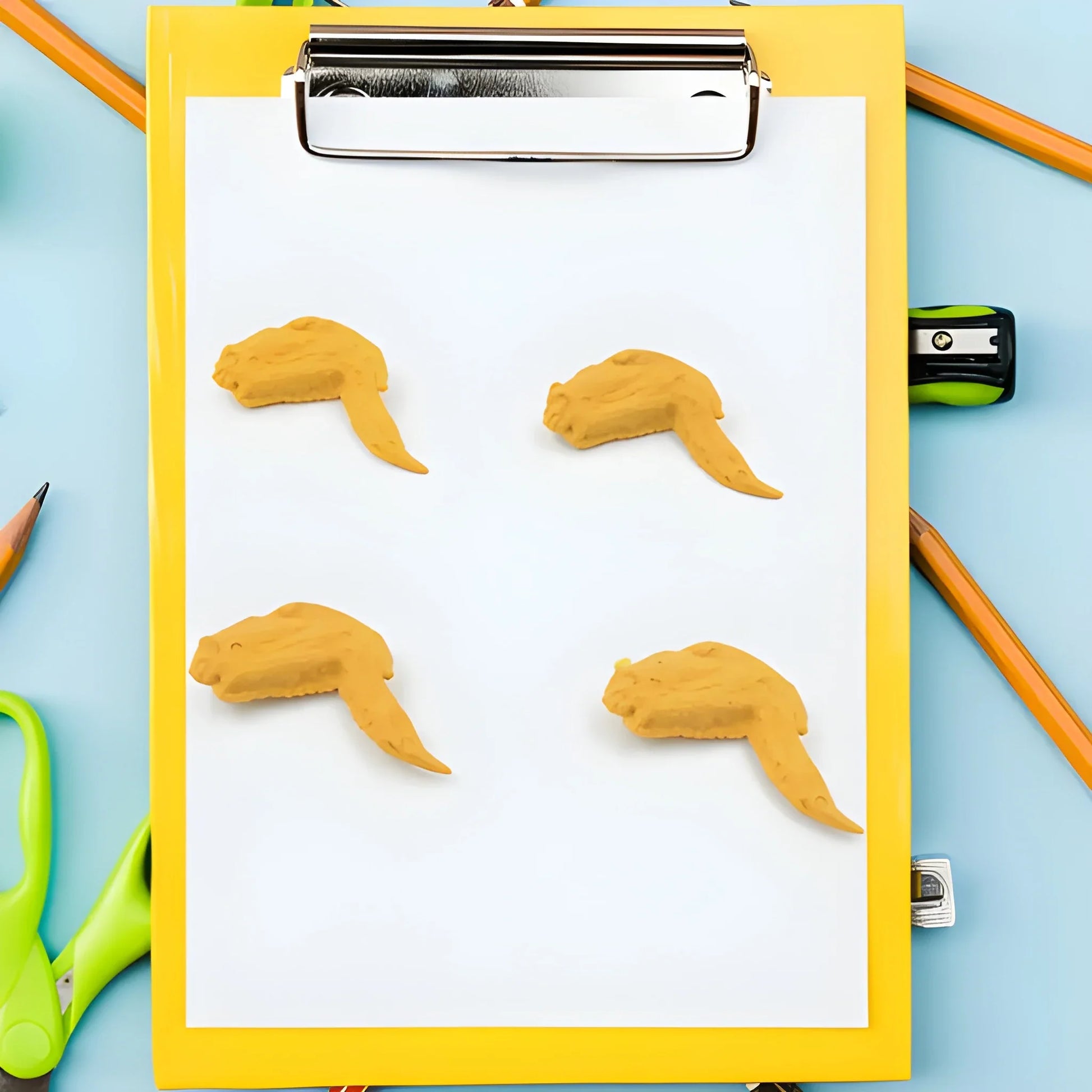 Kawaii Chicken Wing Erasers - Stationery