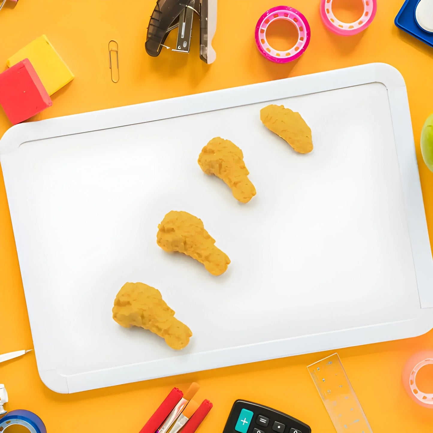 Kawaii Chicken Wing Erasers - Stationery