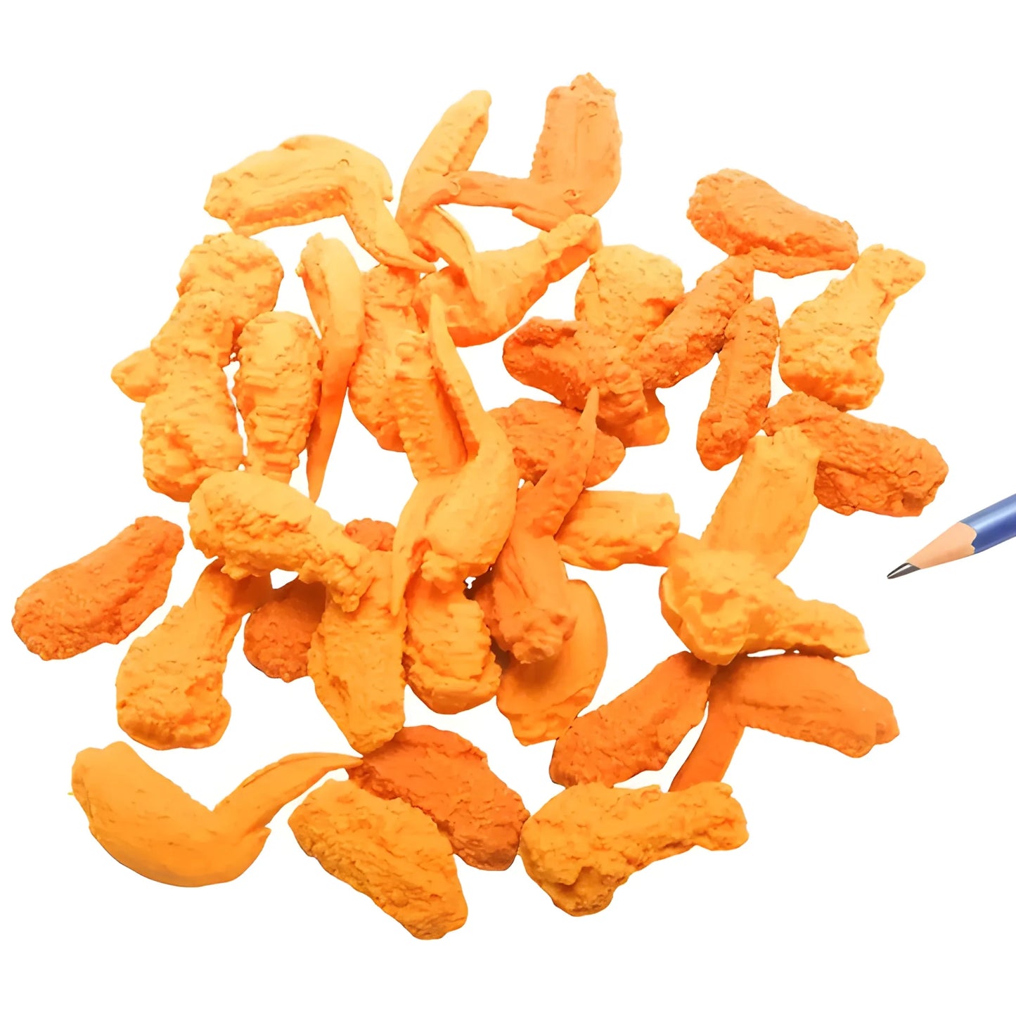 Kawaii Chicken Wing Erasers - Stationery