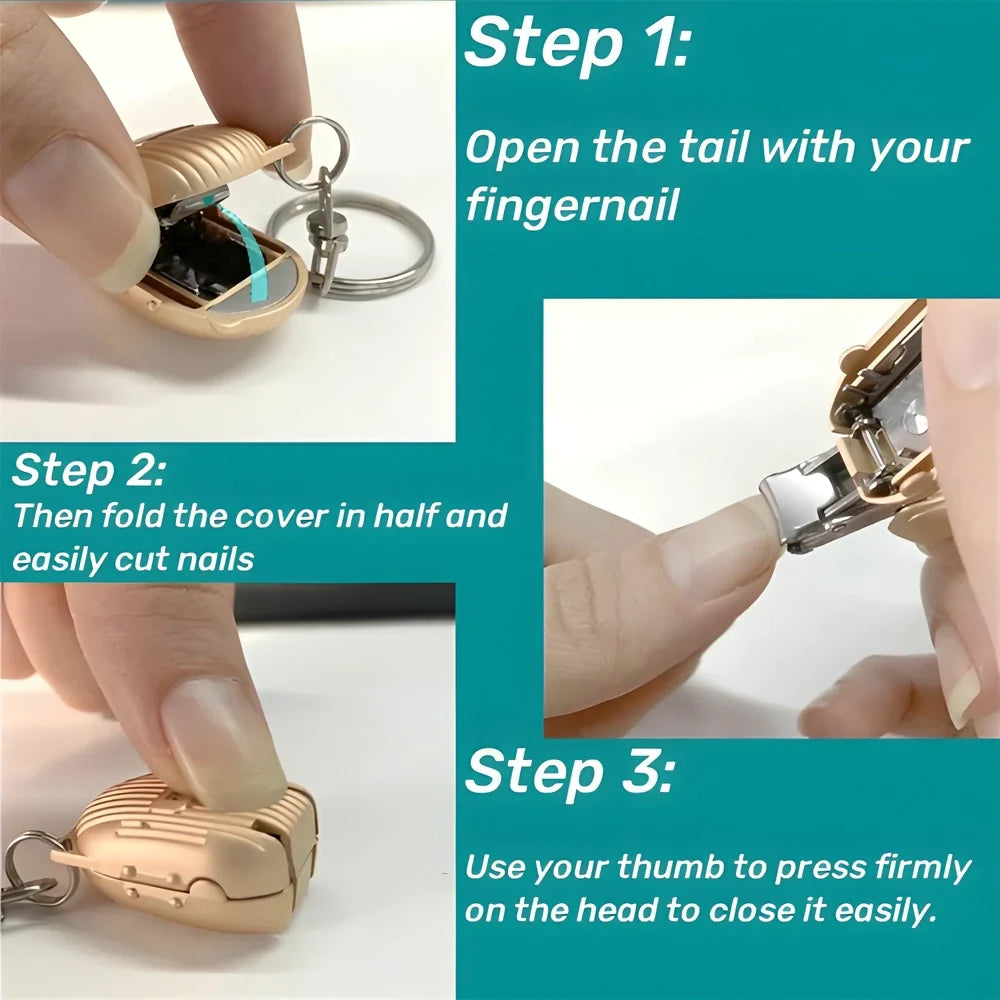 Best keychain foldable nail clipper - clippers | 2025 | fast shipping