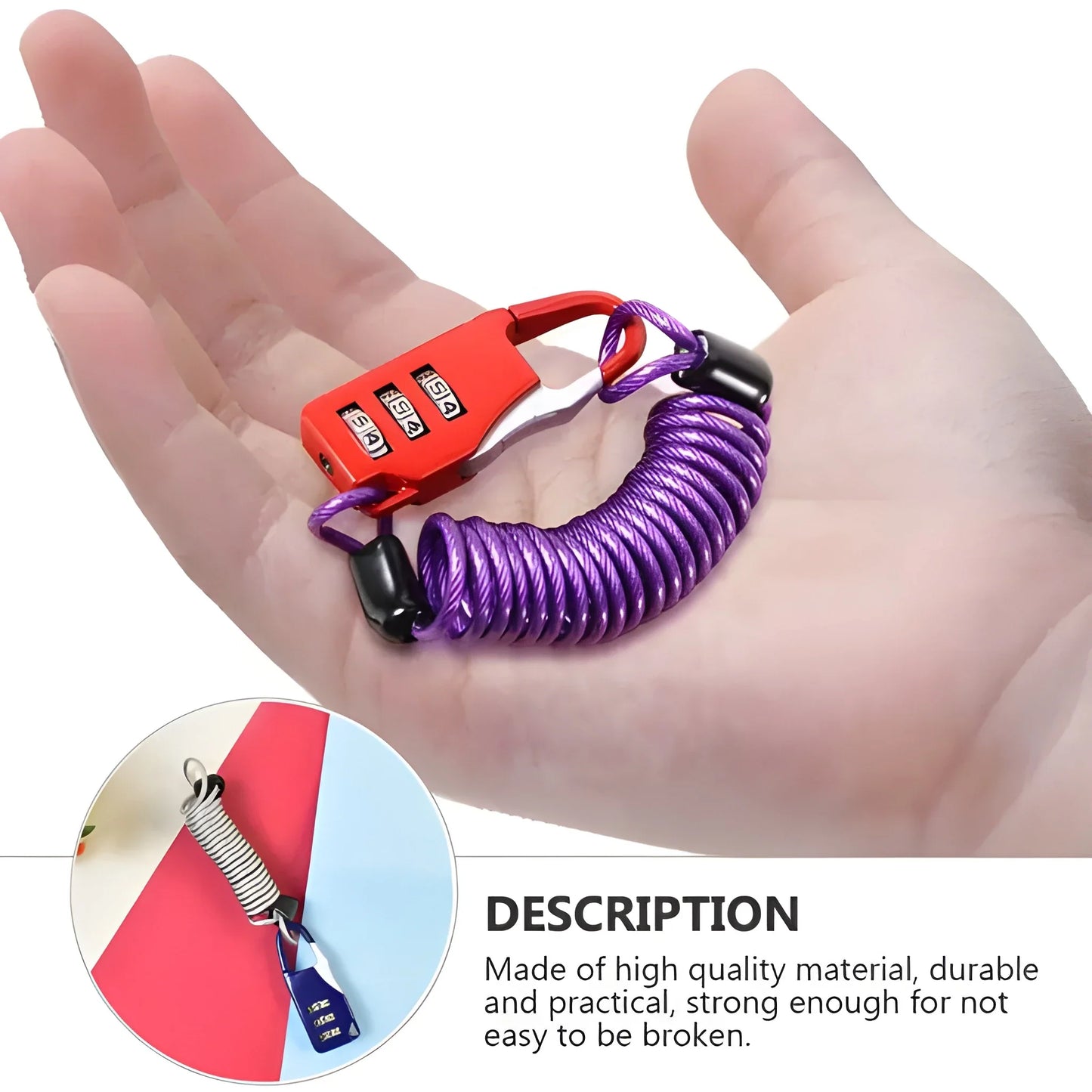 Best keyless cable combination lock - locks & latches | 2025 | fast shipping