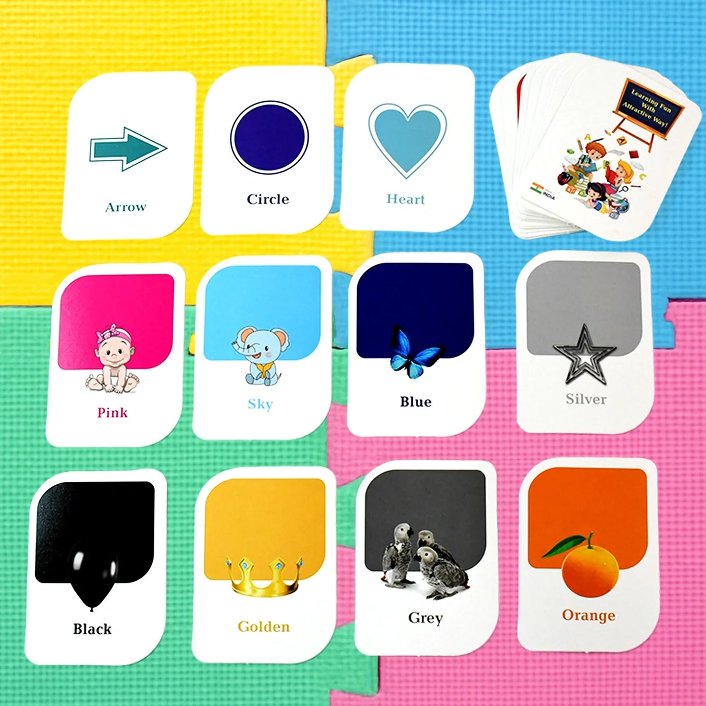 Best kidkraft color & shape flashcards - educational flash cards | 2025 | fast shipping