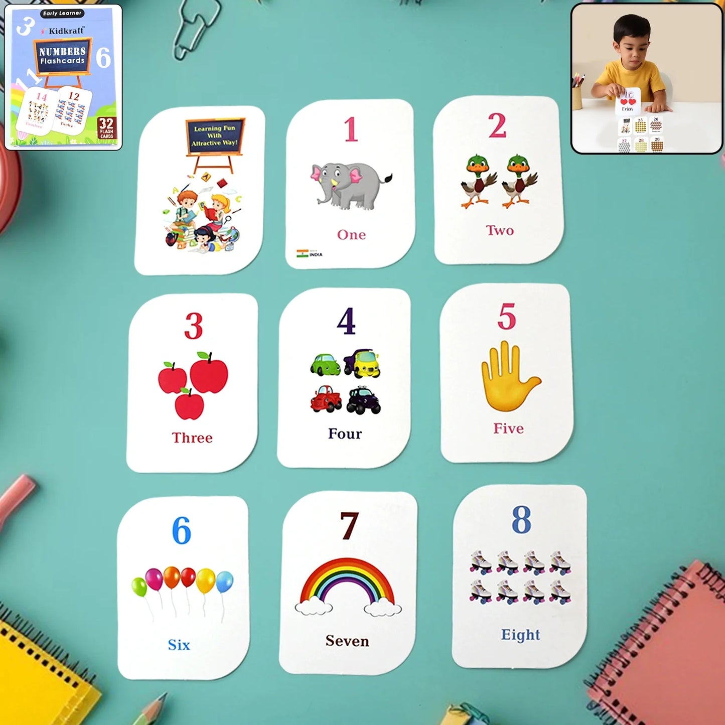 Best kidkraft number flashcards – 32 pcs - educational flash cards | 2025 | fast shipping