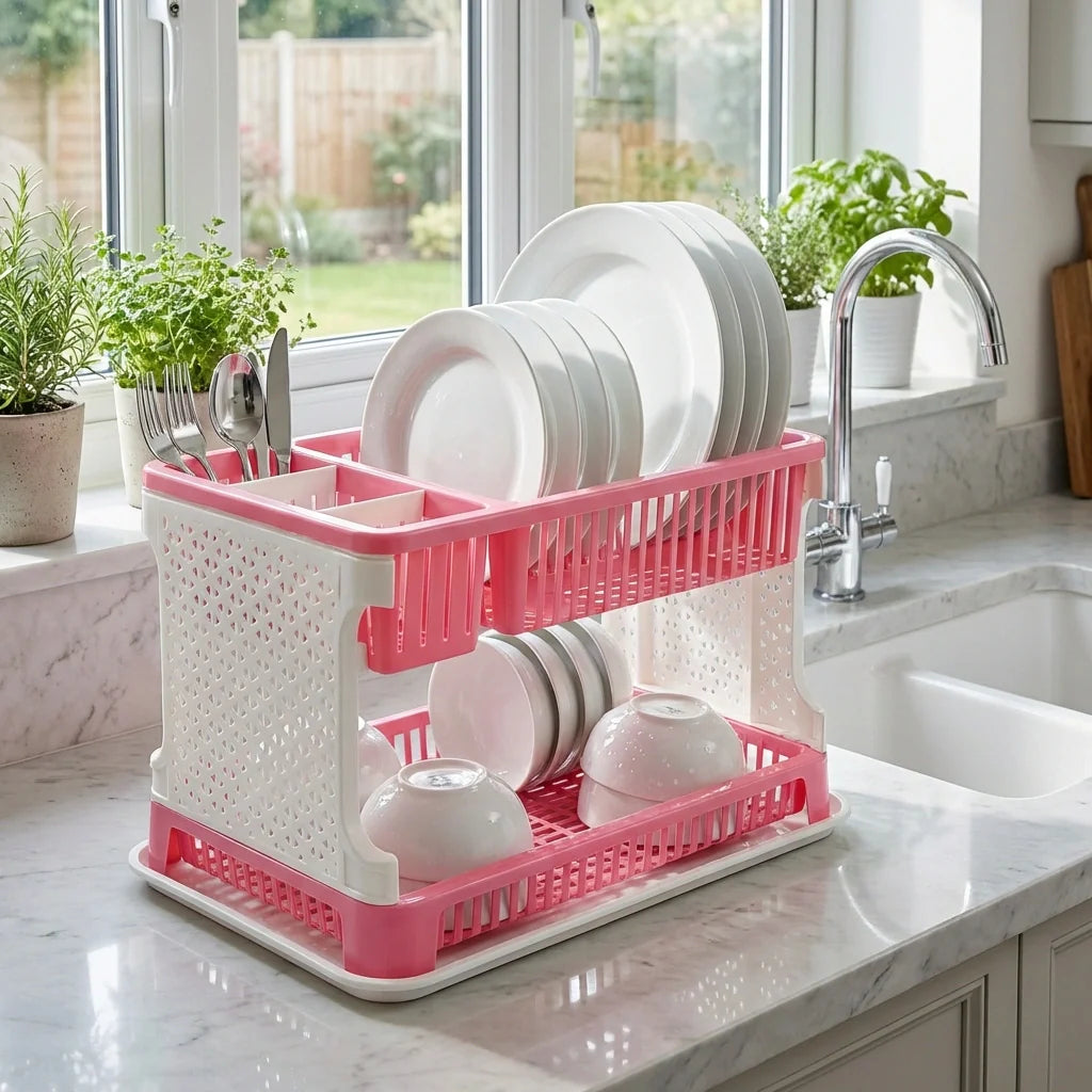 Best kitchen organizer rack with drain tray - strainers | 2026 | fast shipping