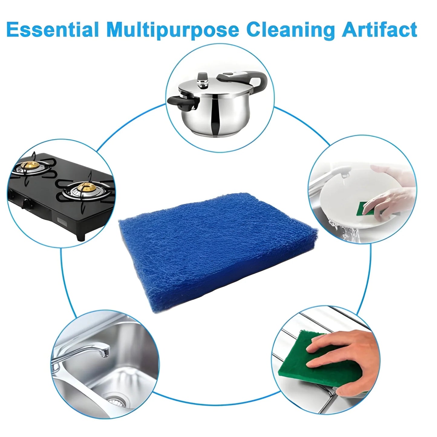 Best kitchen scrubber pads for utensilstiles cleaning - 2025 | fast shipping