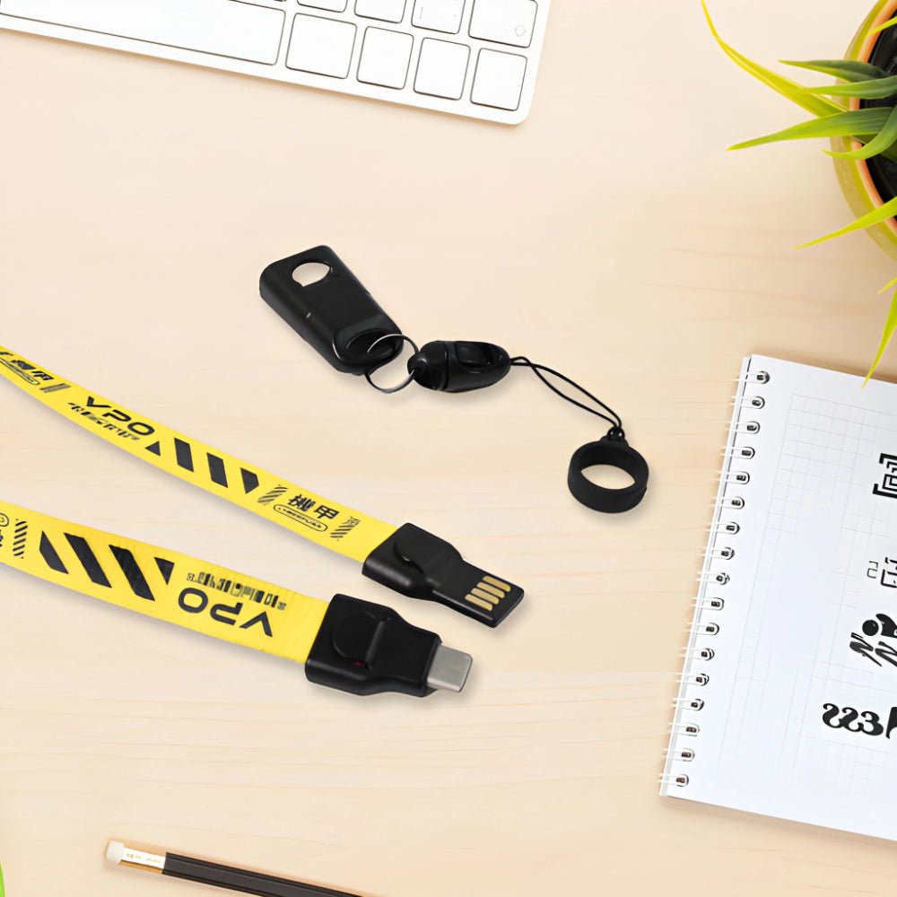 Charging Cable Lanyard Strap - Electronics