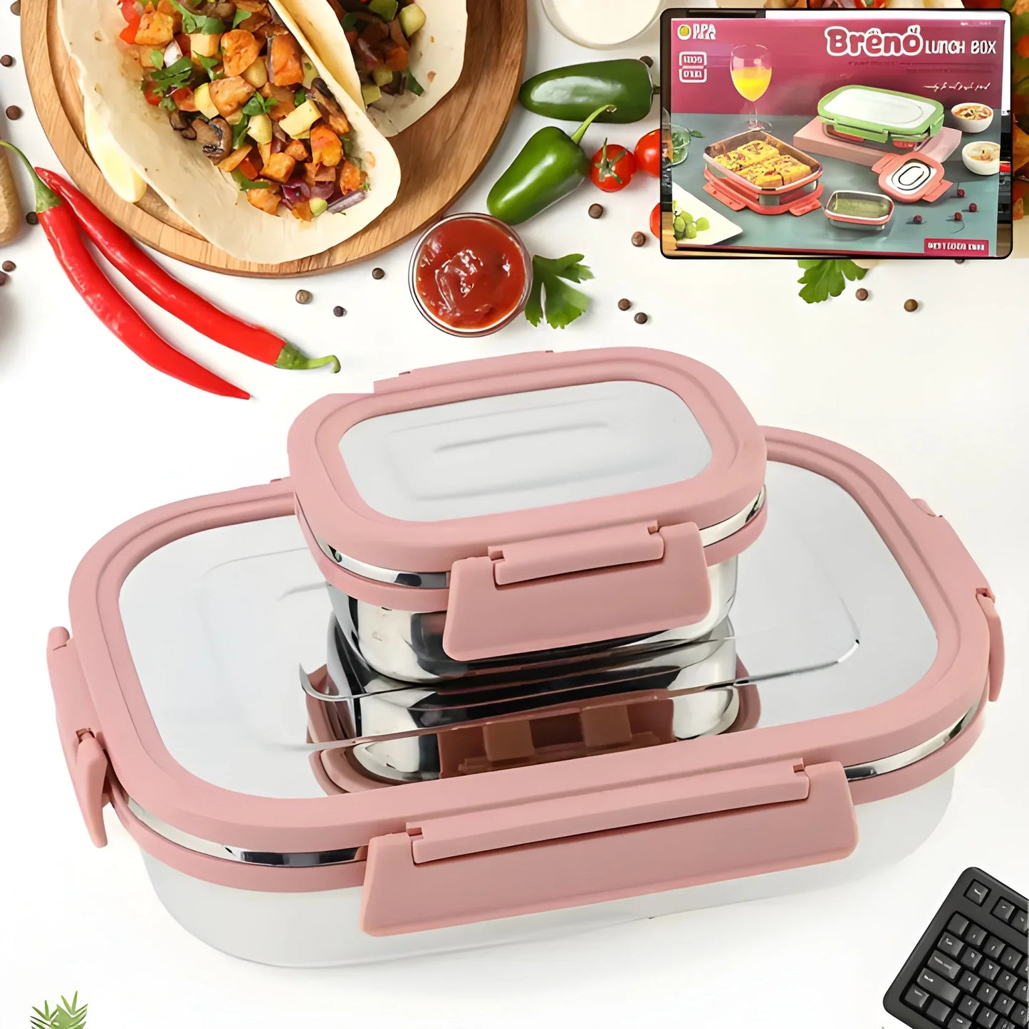 Best leak-proof steel lunchbox - lunch box sets | 2025 | fast shipping
