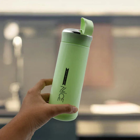 Leakproof Glass Water Bottle - Home & Kitchen