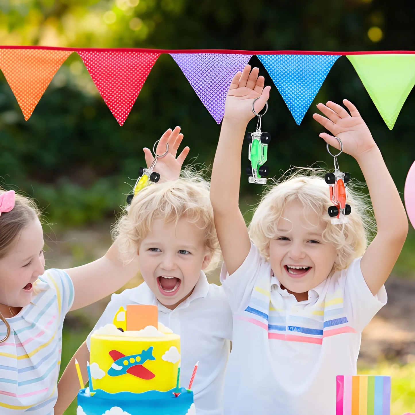 LED Racing Car Keychain - Toys & Games