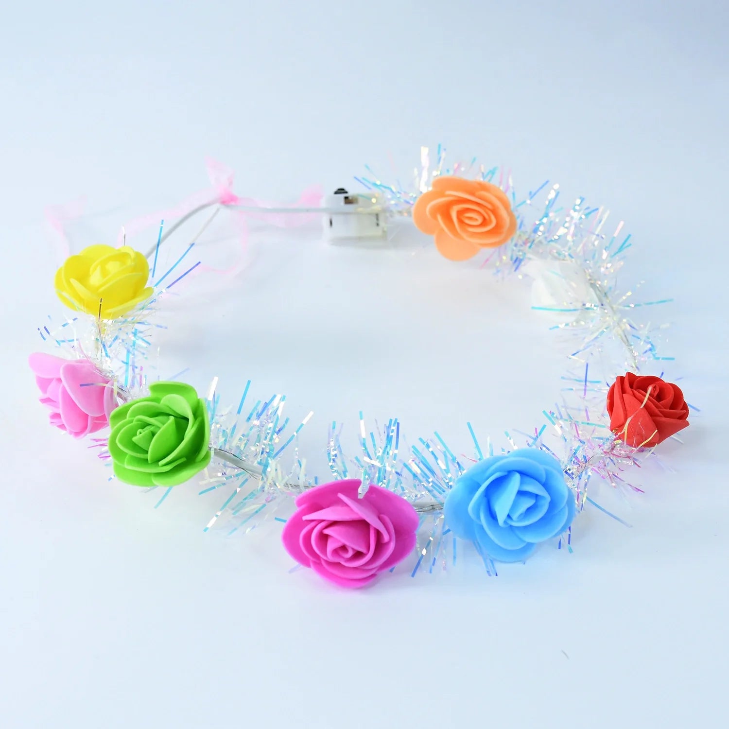 Best led rose flower headband – 1 pc - headbands | 2025 | fast shipping