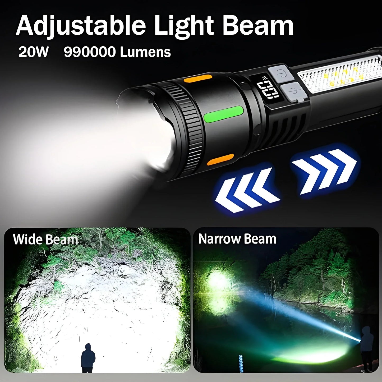 Best led torch high lumens fast charging flashlight - hardware | 2025 | shipping
