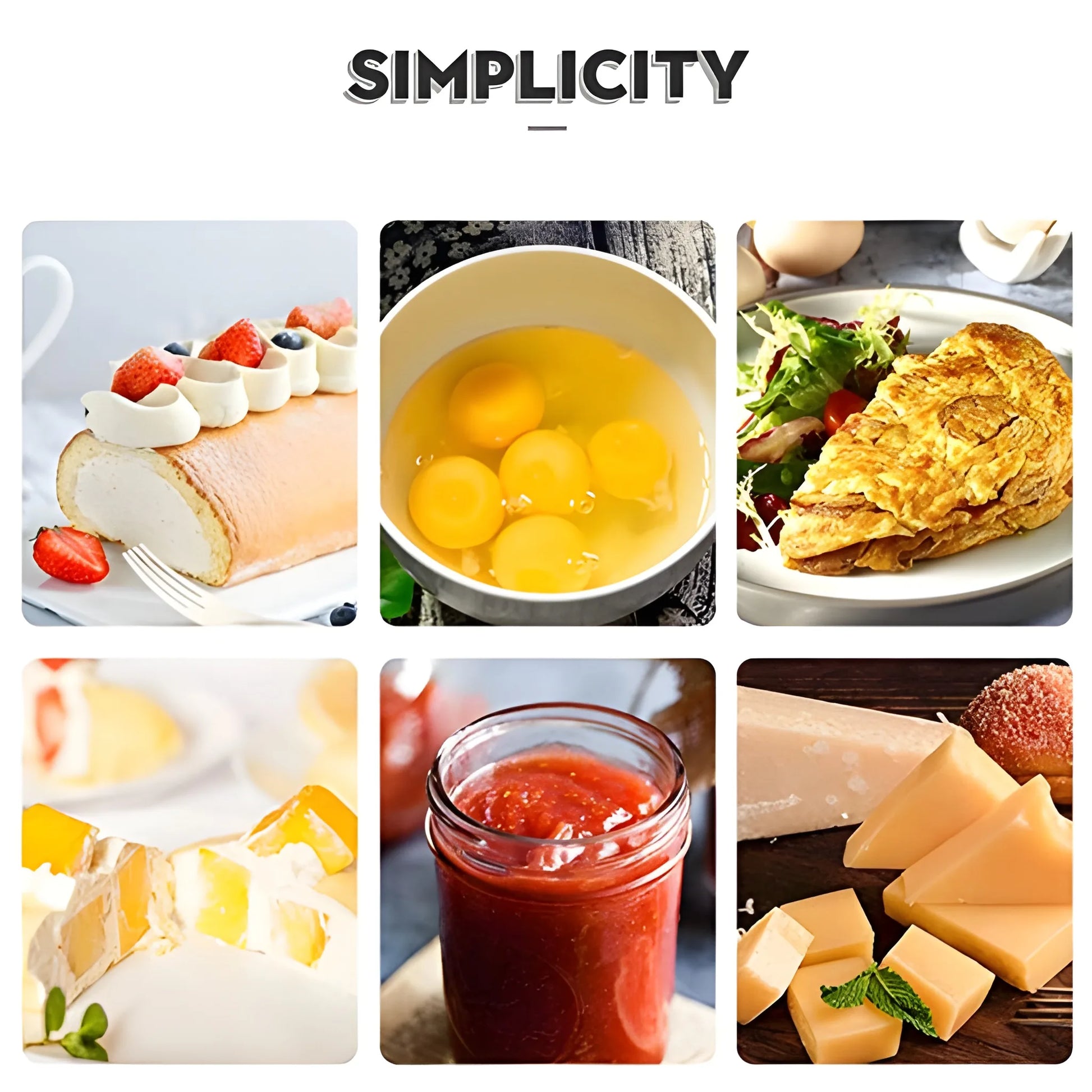 Rotary Hand Mixer Whisk - Home & Kitchen