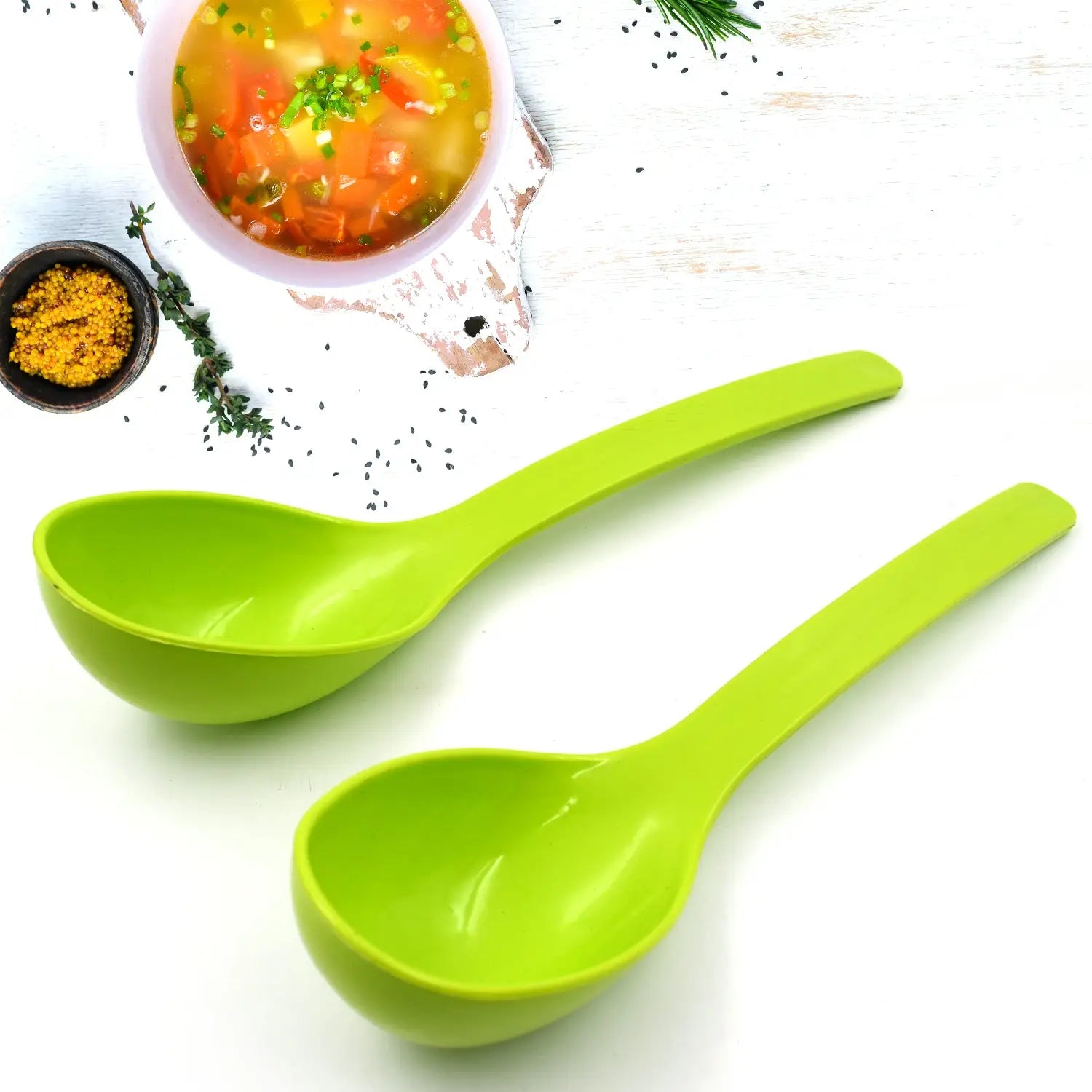 Plastic serving ladle spoon